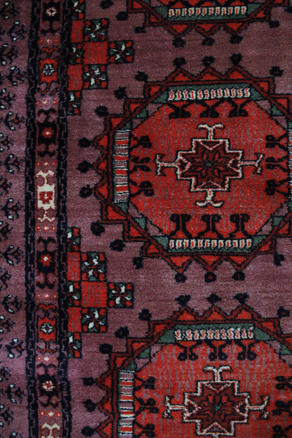 Handmade Vintage Turkish Medium Rug 4' X 6'4"
