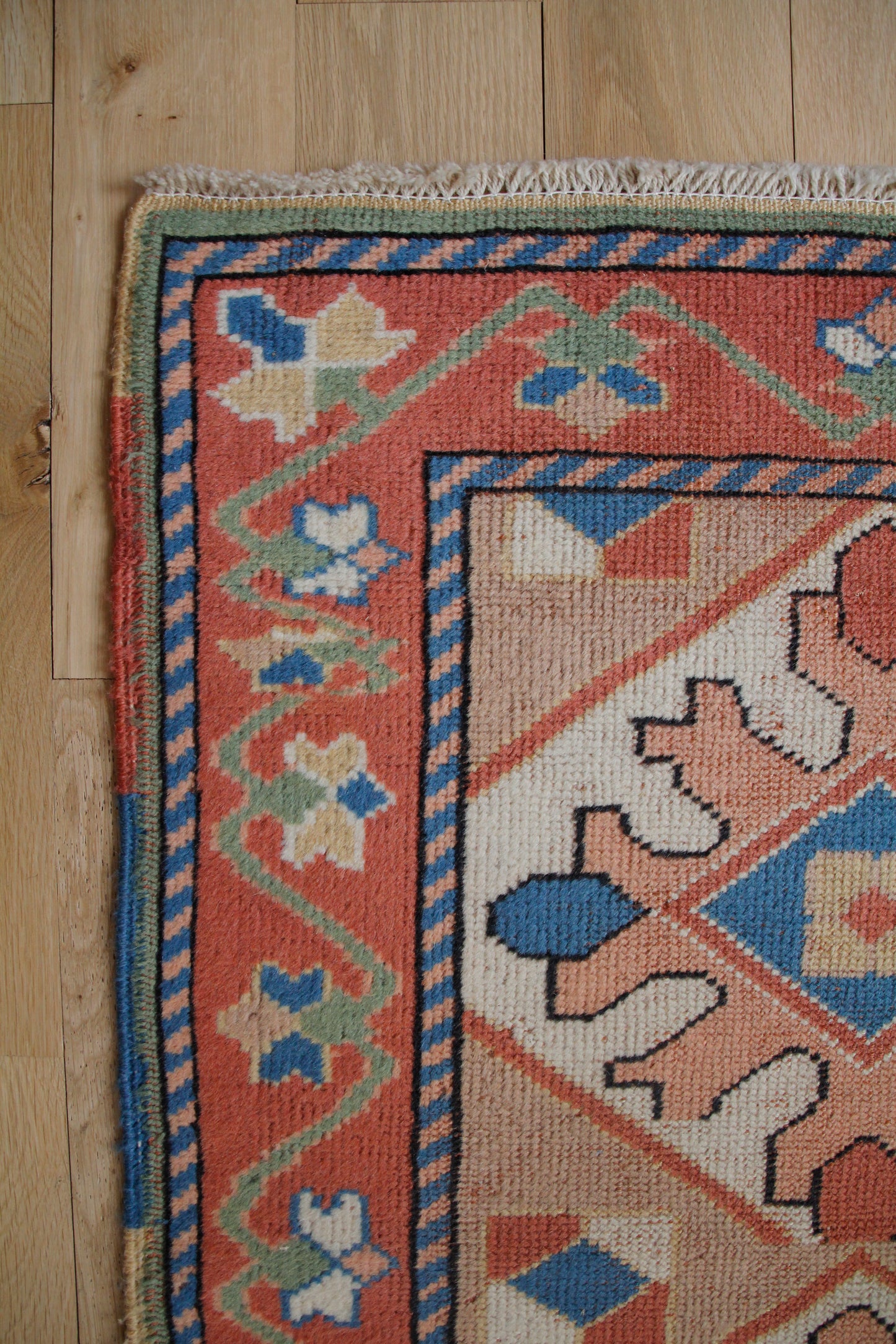 Handmade Vintage Turkish Runner 2'7" X 7'10"