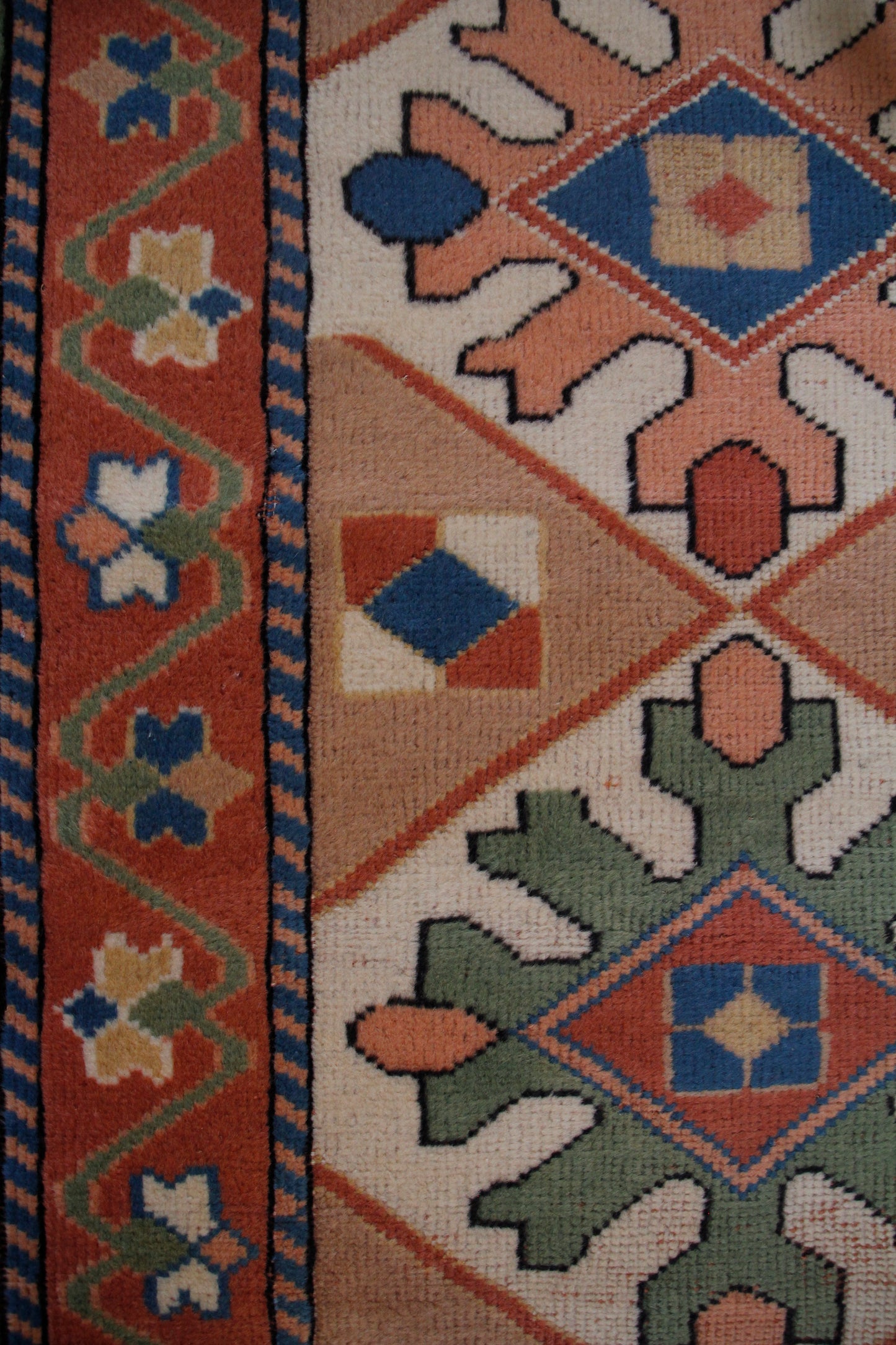Handmade Vintage Turkish Runner 2'7" X 7'10"
