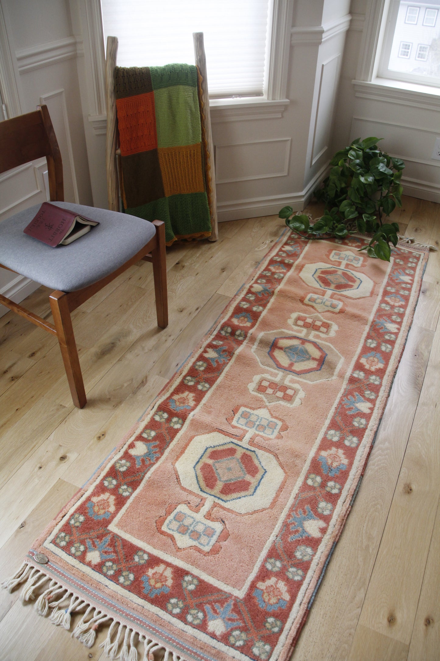 Handmade Vintage Turkish Runner 2'3" X 7'3"