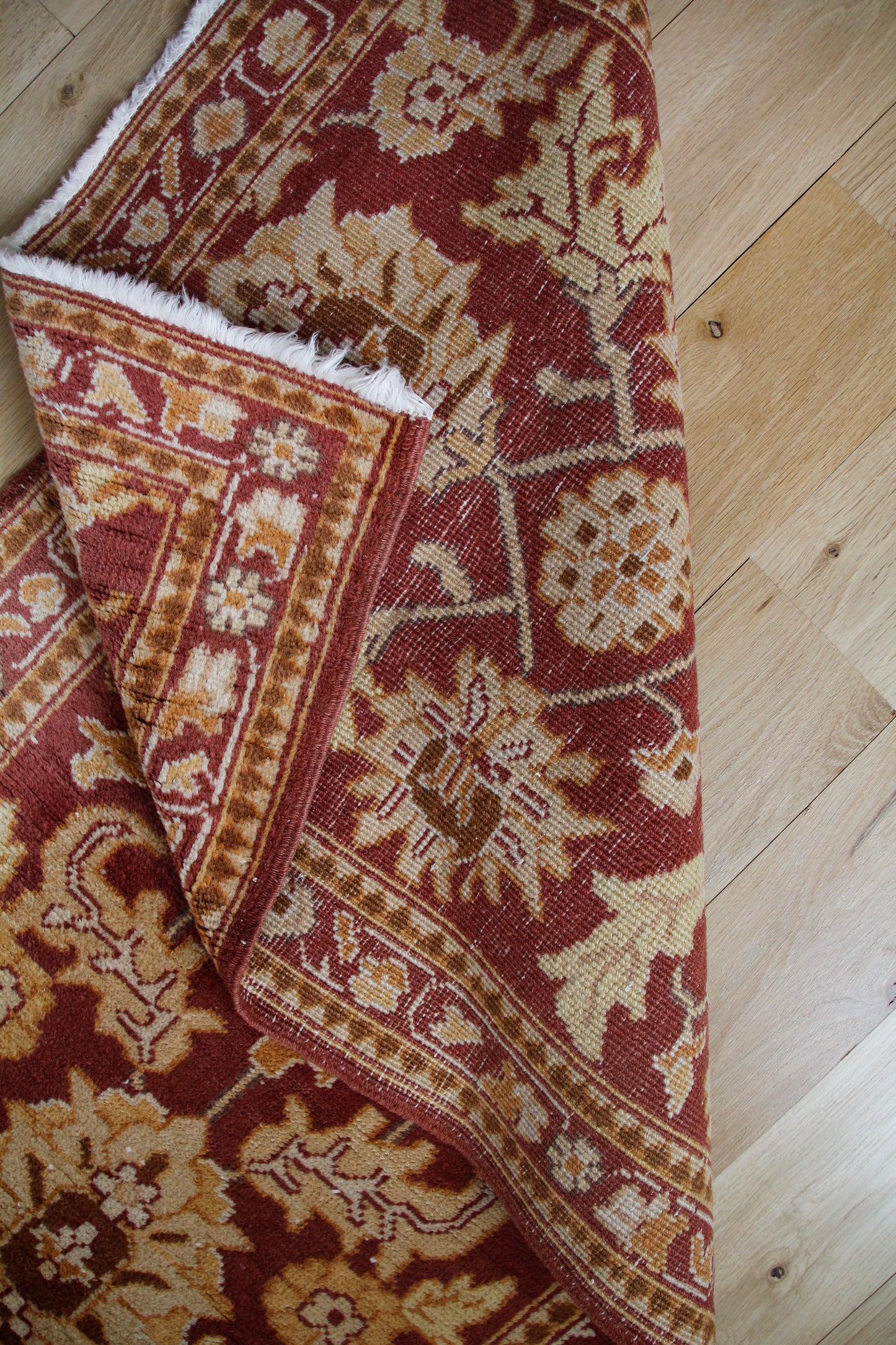 Handmade Vintage Turkish Runner 2'3" X 8'