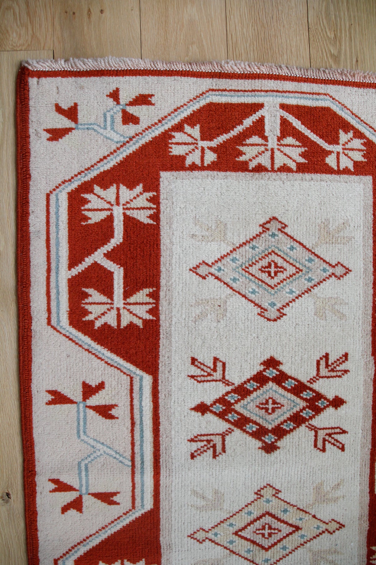 Handmade Vintage Turkish Runner 2'5" X 7'8"