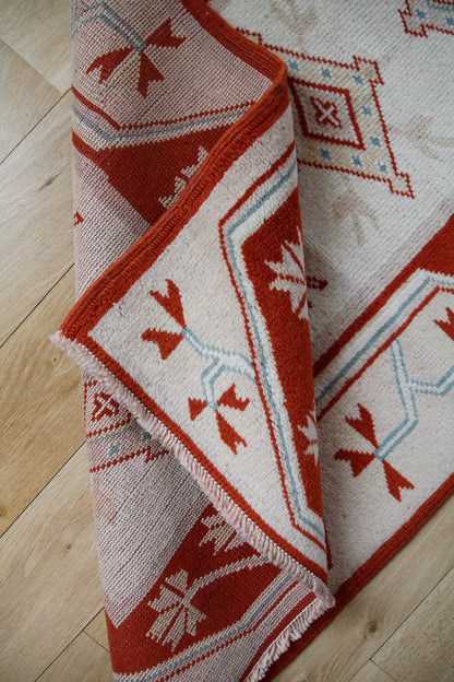 Handmade Vintage Turkish Runner 2'5" X 7'8"
