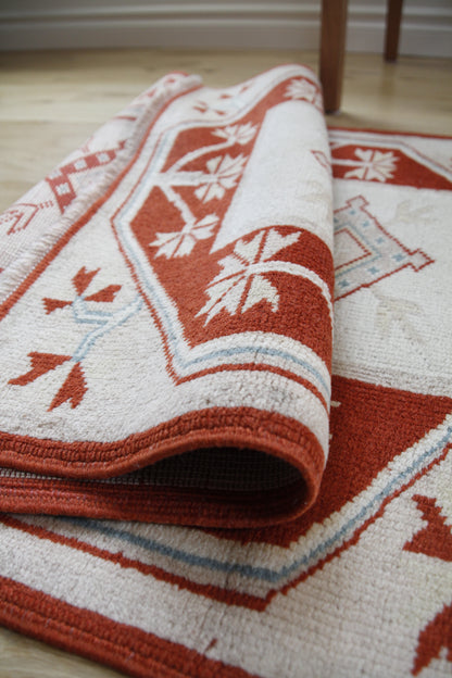 Handmade Vintage Turkish Runner 2'5" X 7'8"