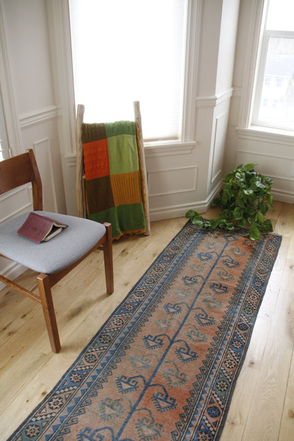 Handmade Vintage Turkish Runner 2'4" X 9'6"
