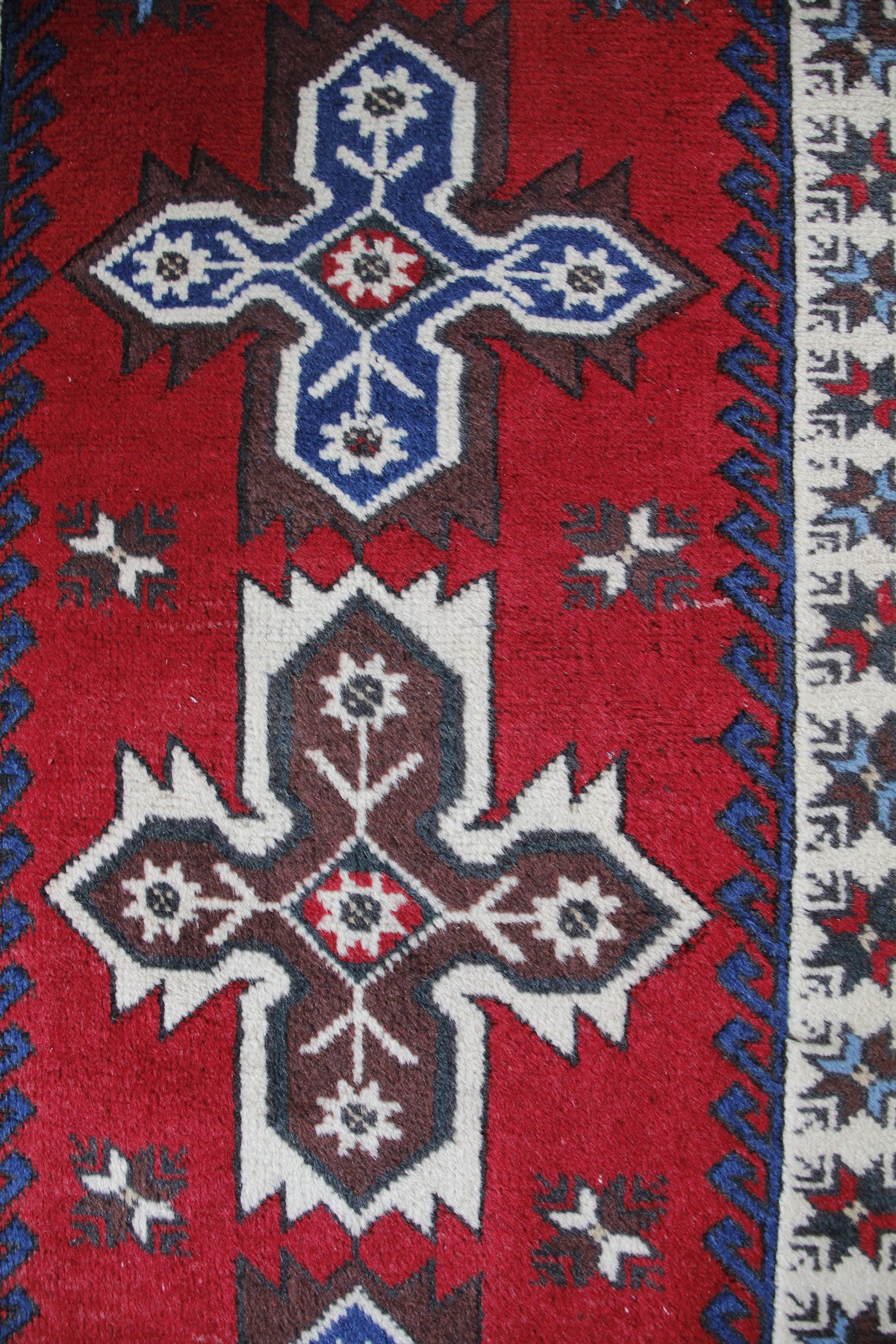 Handmade Vintage Turkish Runner 2'10" X 15'3"