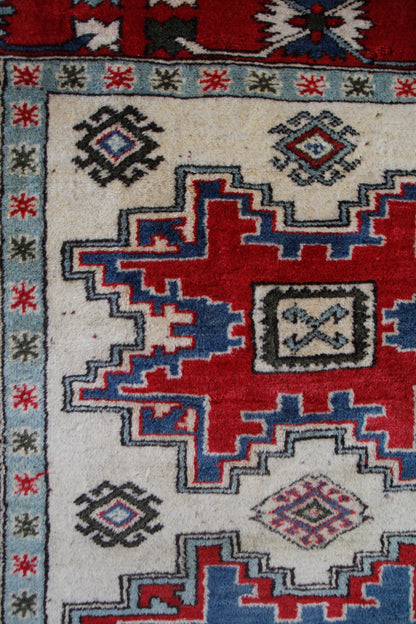 Handmade Vintage Turkish Medium Rug 4'9" X 7'