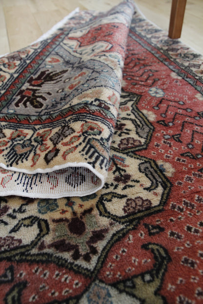 Handmade Vintage Turkish Runner 3'4" X 6'5"