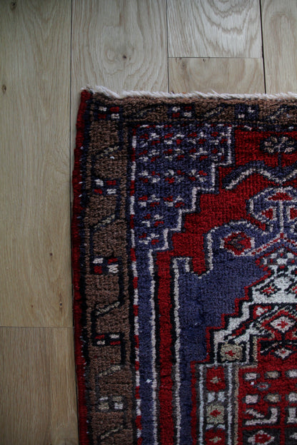 Handmade Vintage Turkish Entryway Rug 1'9" X 3'1"