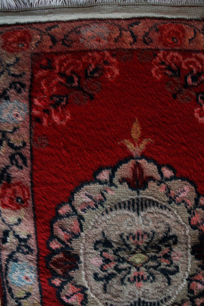Handmade Vintage Turkish Entryway Rug 1'9" X 3'1"