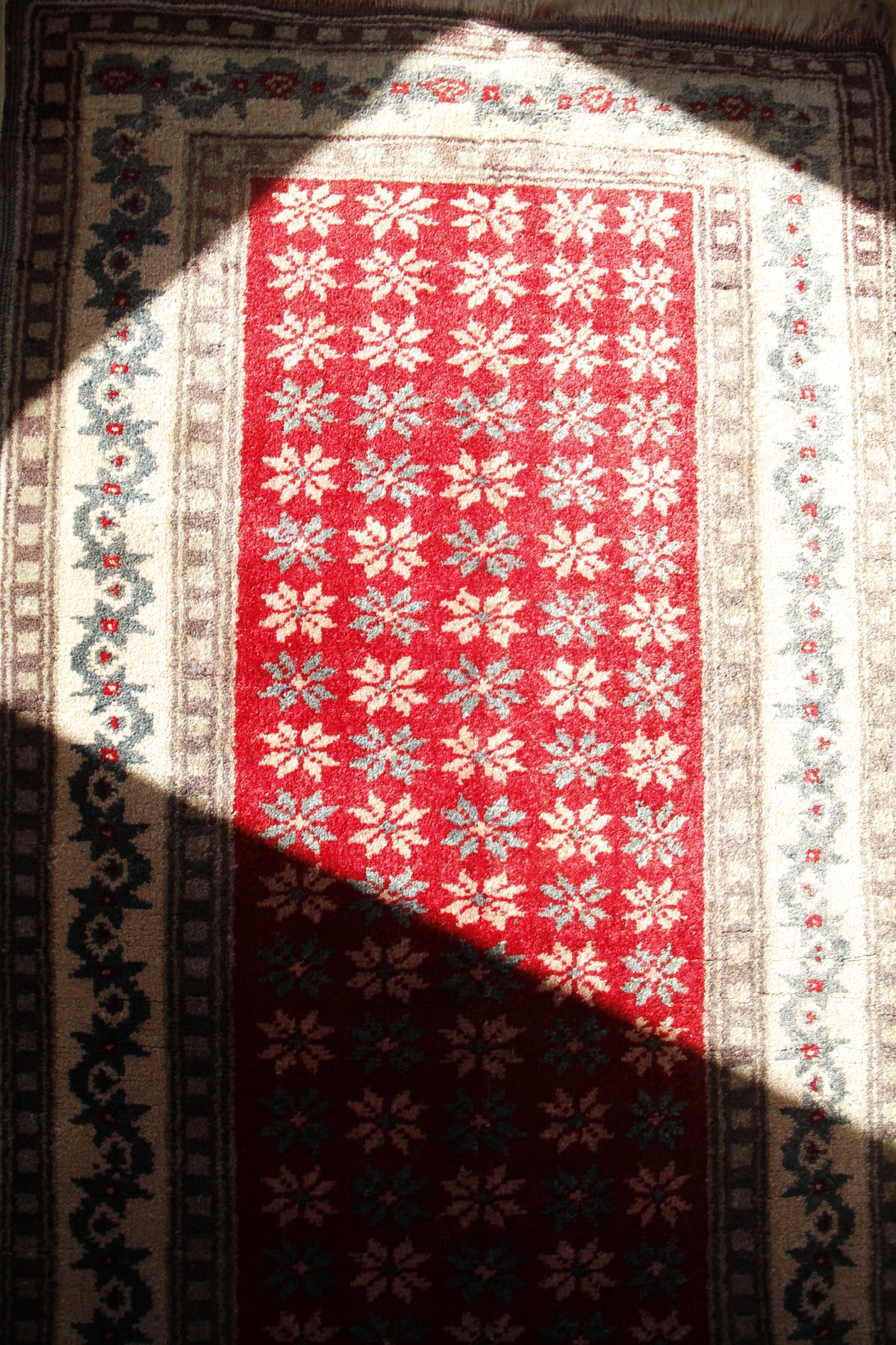 Handmade Vintage Turkish Small Rug 2' X 4'9"