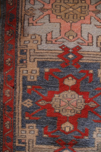 Handmade Vintage Turkish Small Rug 1'9" X 4'8"