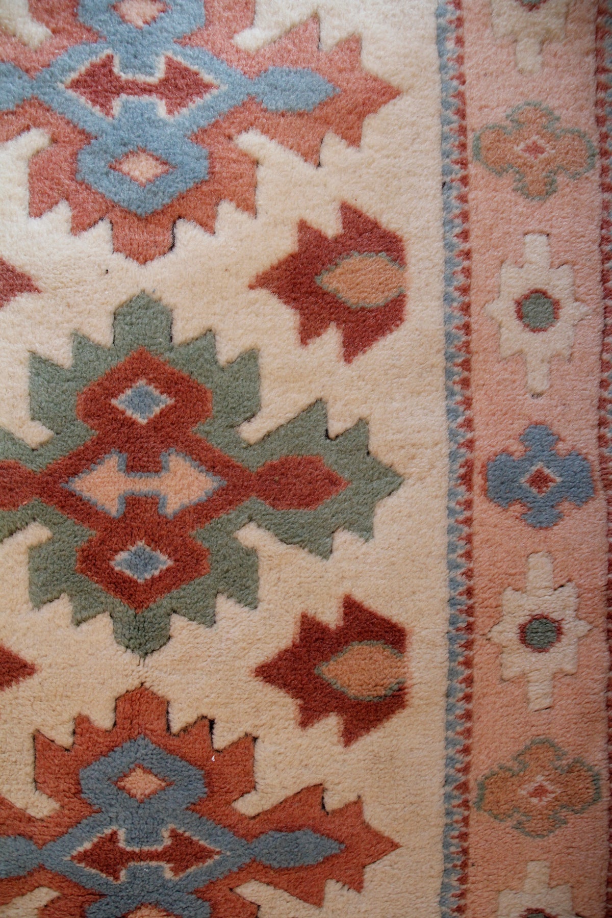 Handmade Vintage Turkish Small Rug 2'7" X 4'4"