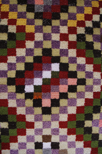 Handmade Vintage Turkish Runner 2'7" X 6'2"