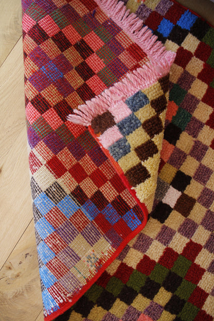 Handmade Vintage Turkish Runner 2'7" X 6'2"