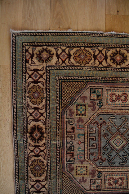 Handmade Vintage Turkish Runner 3'1" X 6'6"