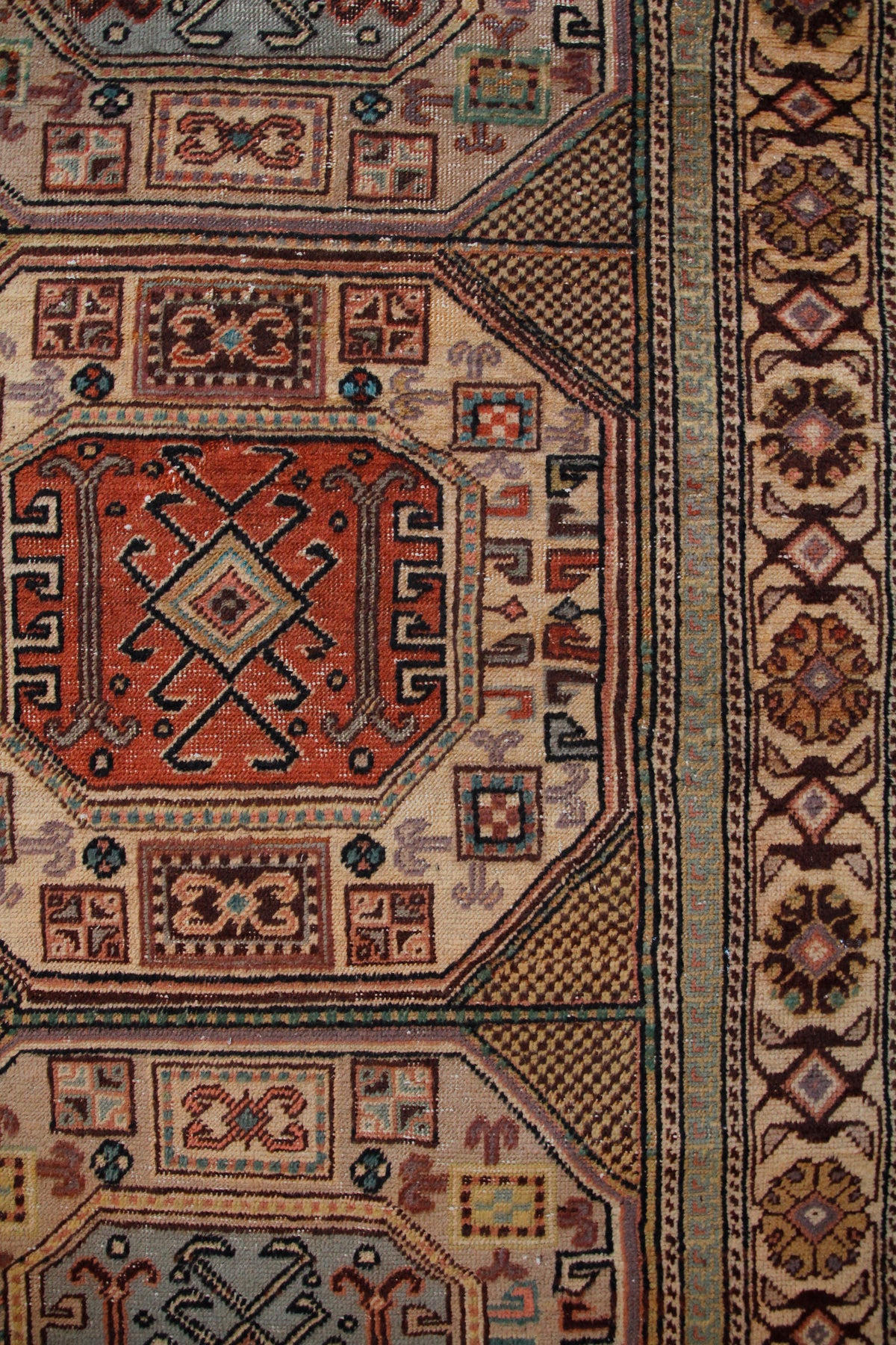 Handmade Vintage Turkish Runner 3'1" X 6'6"