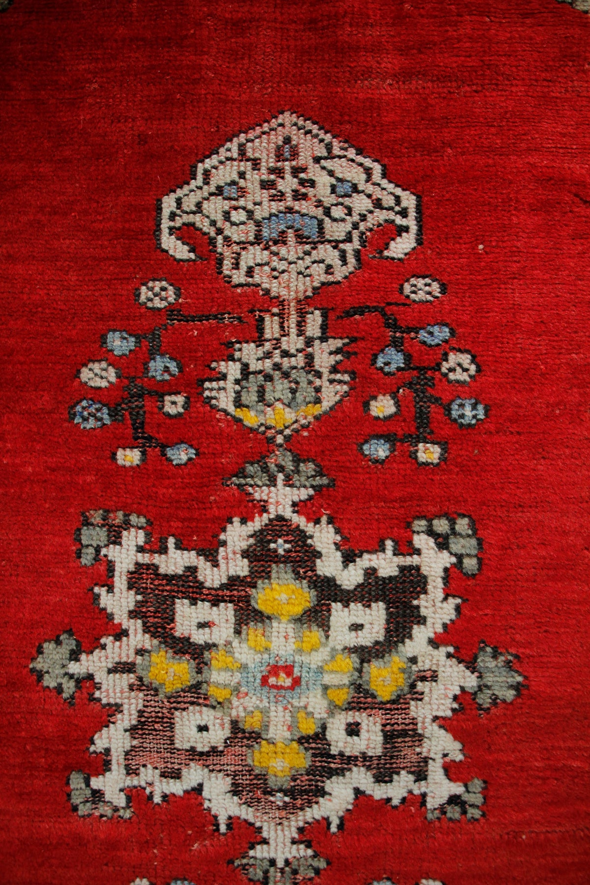 Handmade Vintage Turkish Small Rug 3'1" X 5'10"
