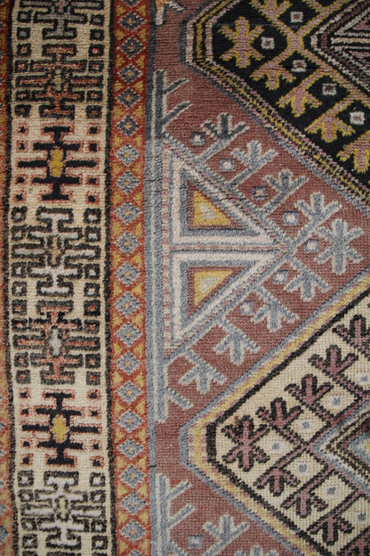 Handmade Vintage Turkish Medium Rug 3'5" X 5'11"