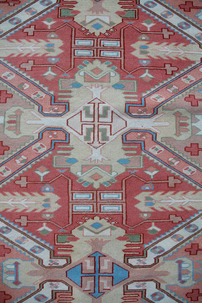 Handmade Vintage Turkish Medium Rug 5' X 6'1"