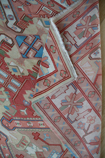 Handmade Vintage Turkish Medium Rug 5' X 6'1"