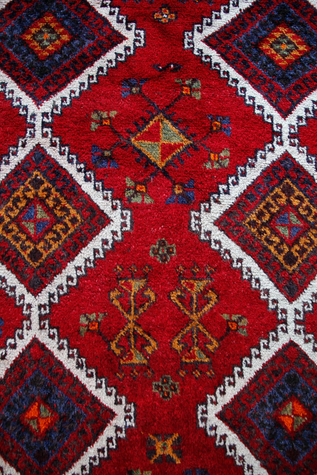 Handmade Vintage Turkish Wide Runner 5' X 12'