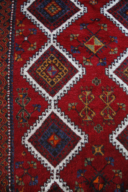 Handmade Vintage Turkish Wide Runner 5' X 12'