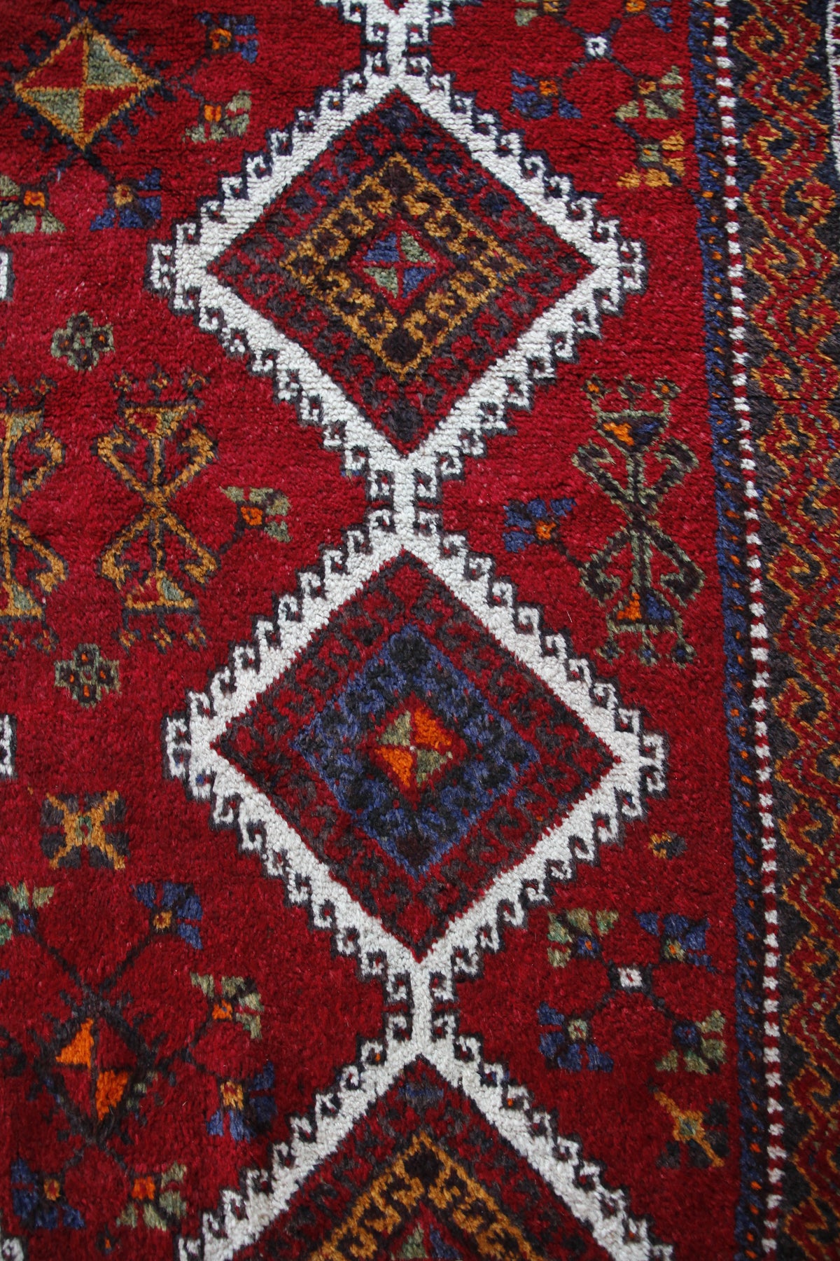 Handmade Vintage Turkish Wide Runner 5' X 12'