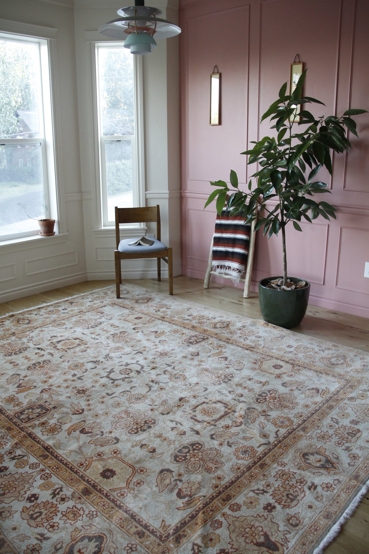 Handmade Vintage Turkish Large Rug 8'2" X 10'1"