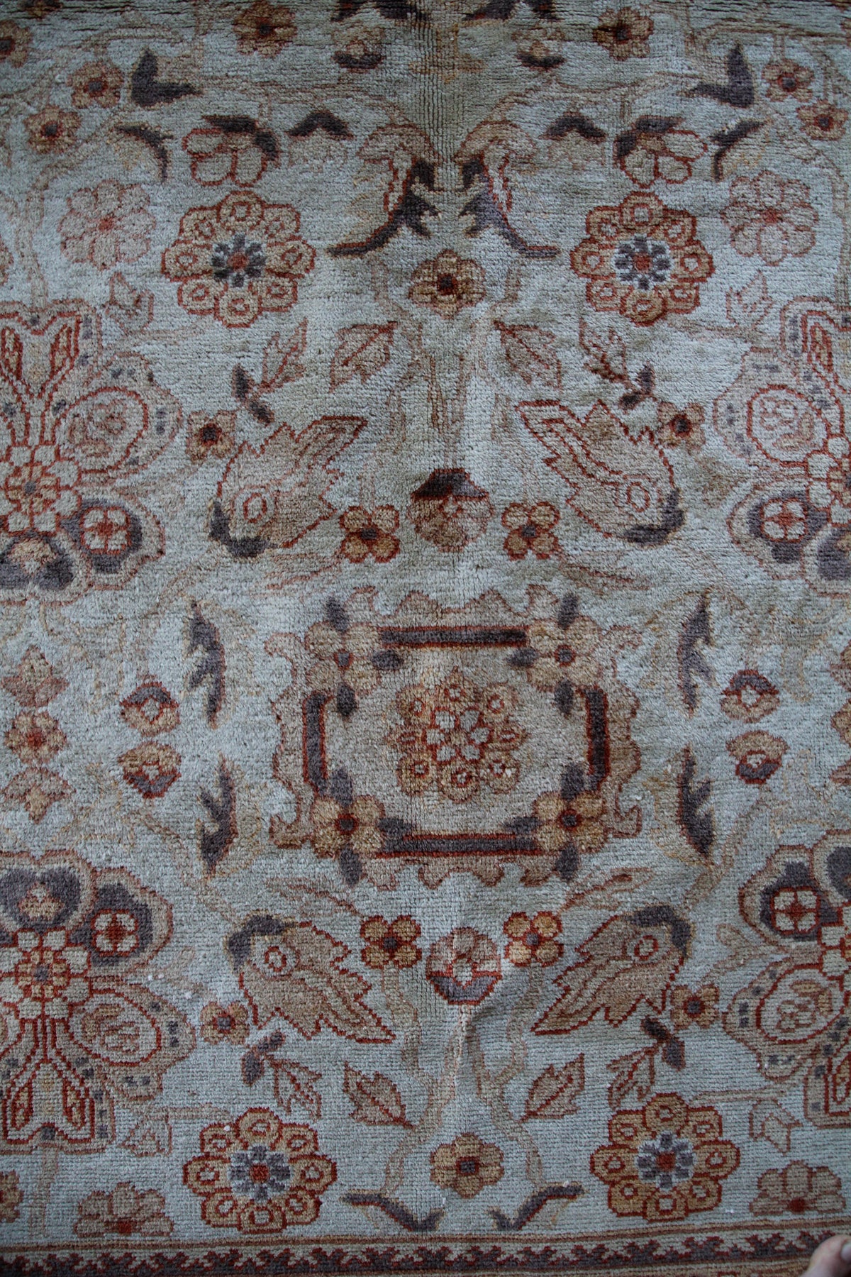 Handmade Vintage Turkish Large Rug 8'2" X 10'1"