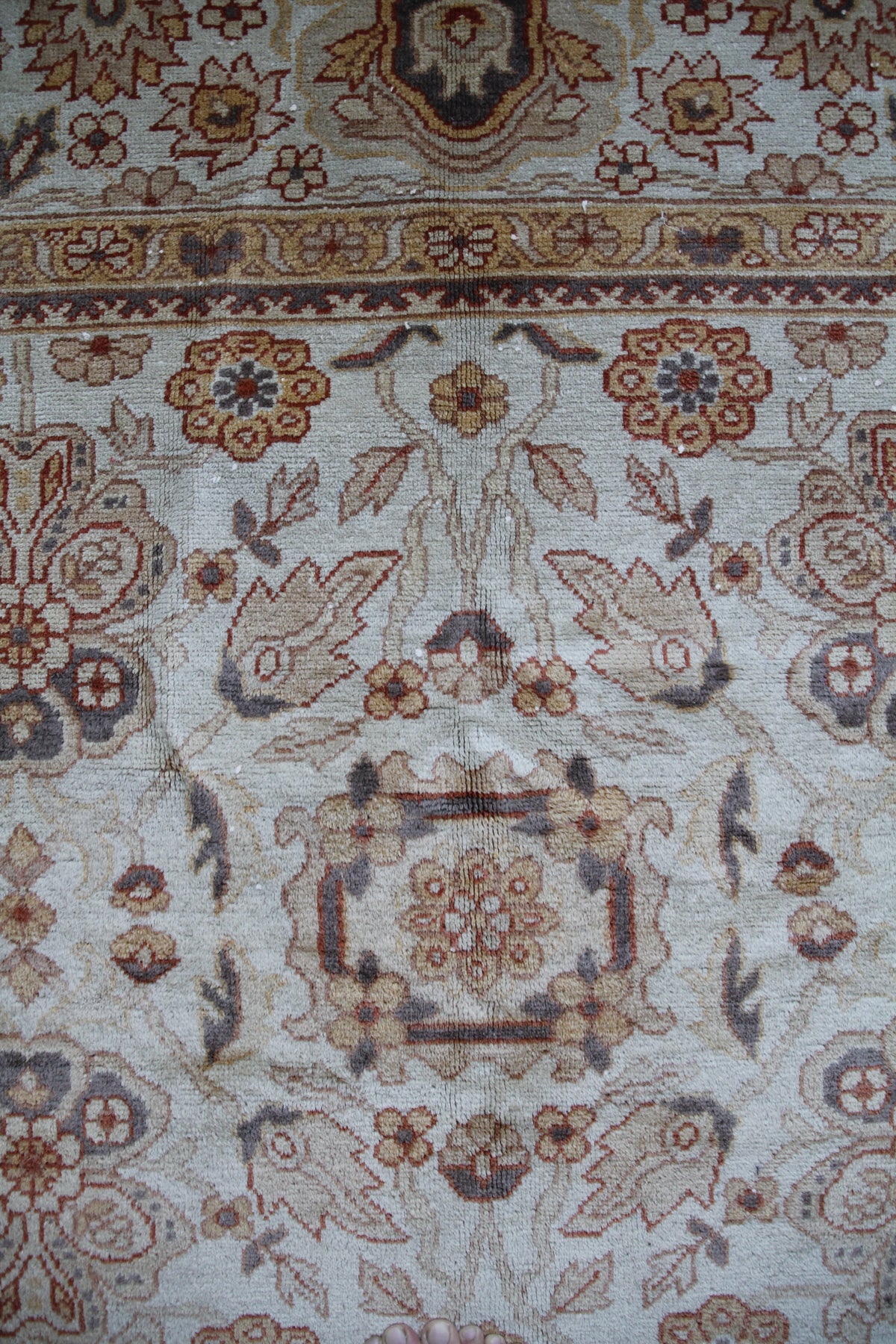 Handmade Vintage Turkish Large Rug 8'2" X 10'1"
