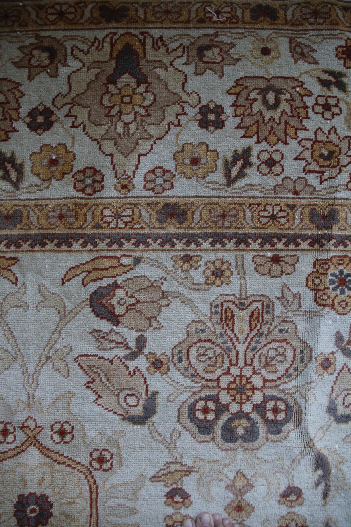 Handmade Vintage Turkish Large Rug 8'2" X 10'1"