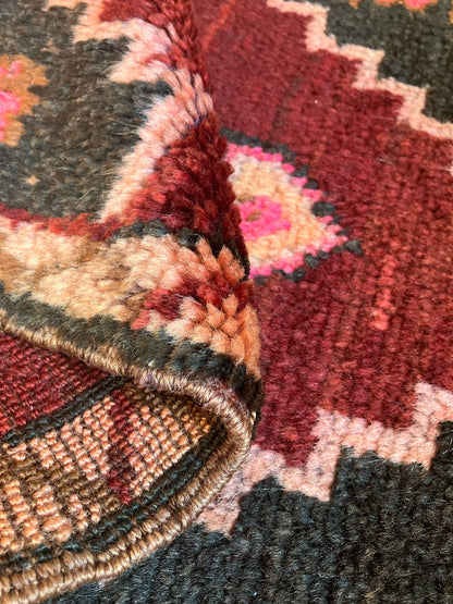 Handmade Vintage Turkish Entryway Rug 1'7" X 2'10"