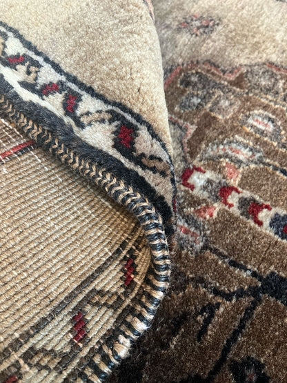 Handmade Vintage Turkish Entryway Rug 1'9" X 3'3"