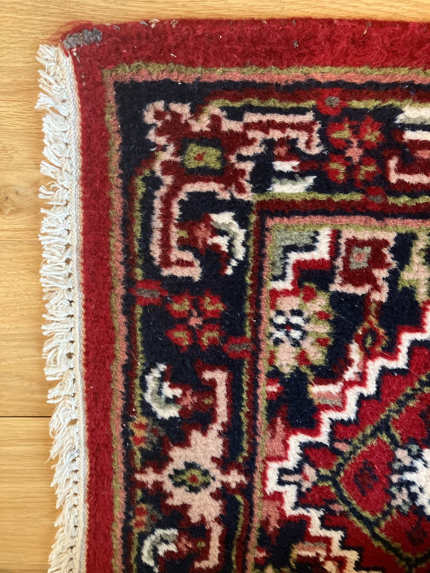Handmade Vintage Persian Entryway Rug 2' X 3'1"