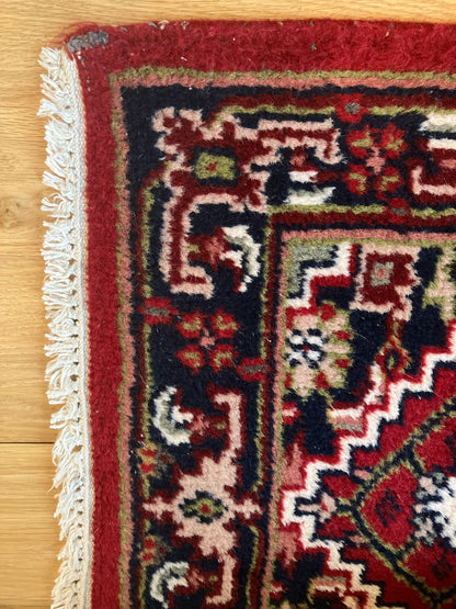 Handmade Vintage Persian Entryway Rug 2' X 3'1"