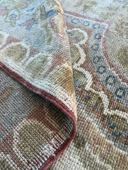 Handmade Vintage Turkish Medium Rug 5'10" X 7'6"