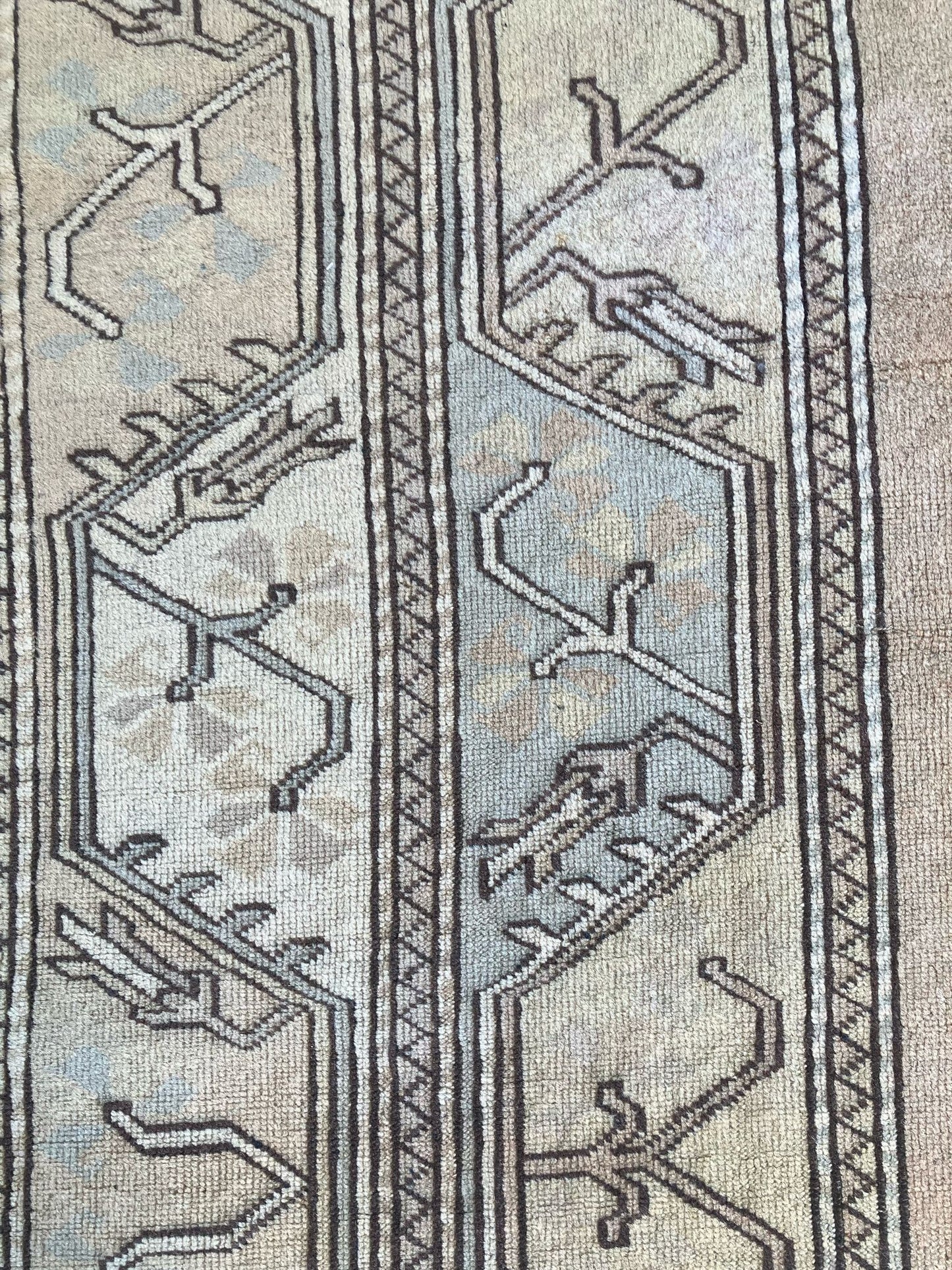 Handmade Vintage Turkish Medium Rug 5'3" X 7'9"