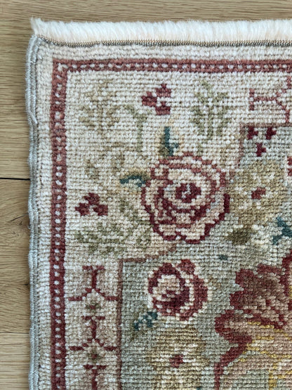Handmade Vintage Turkish Medium Rug 5'5" X 7'8"