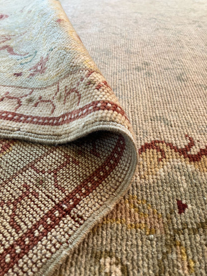 Handmade Vintage Turkish Medium Rug 5'5" X 7'8"