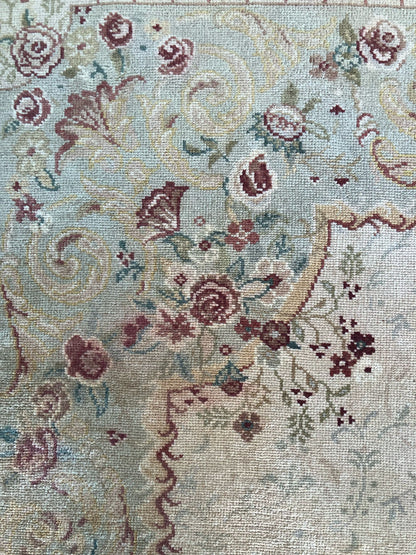 Handmade Vintage Turkish Medium Rug 5'5" X 7'8"