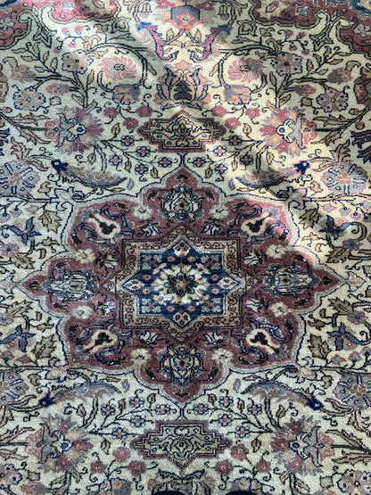 Handmade Vintage Turkish Medium Rug  4'4" X 6'6"