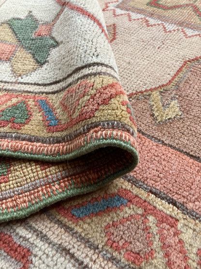 Handmade Vintage Turkish Medium Rug 4'11" X 6'