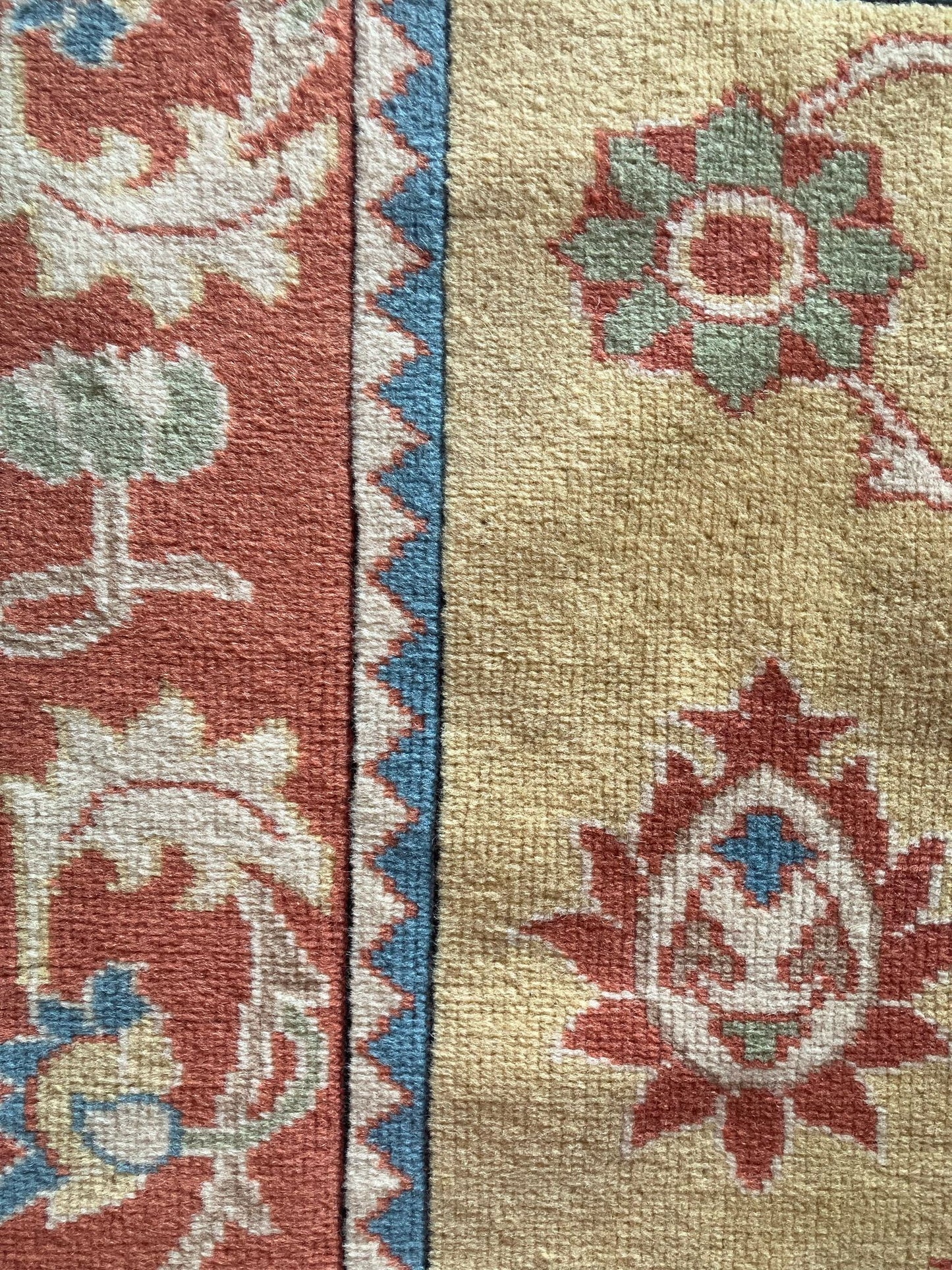 Handmade Vintage Turkish Medium Rug 4'1" X 6'3"