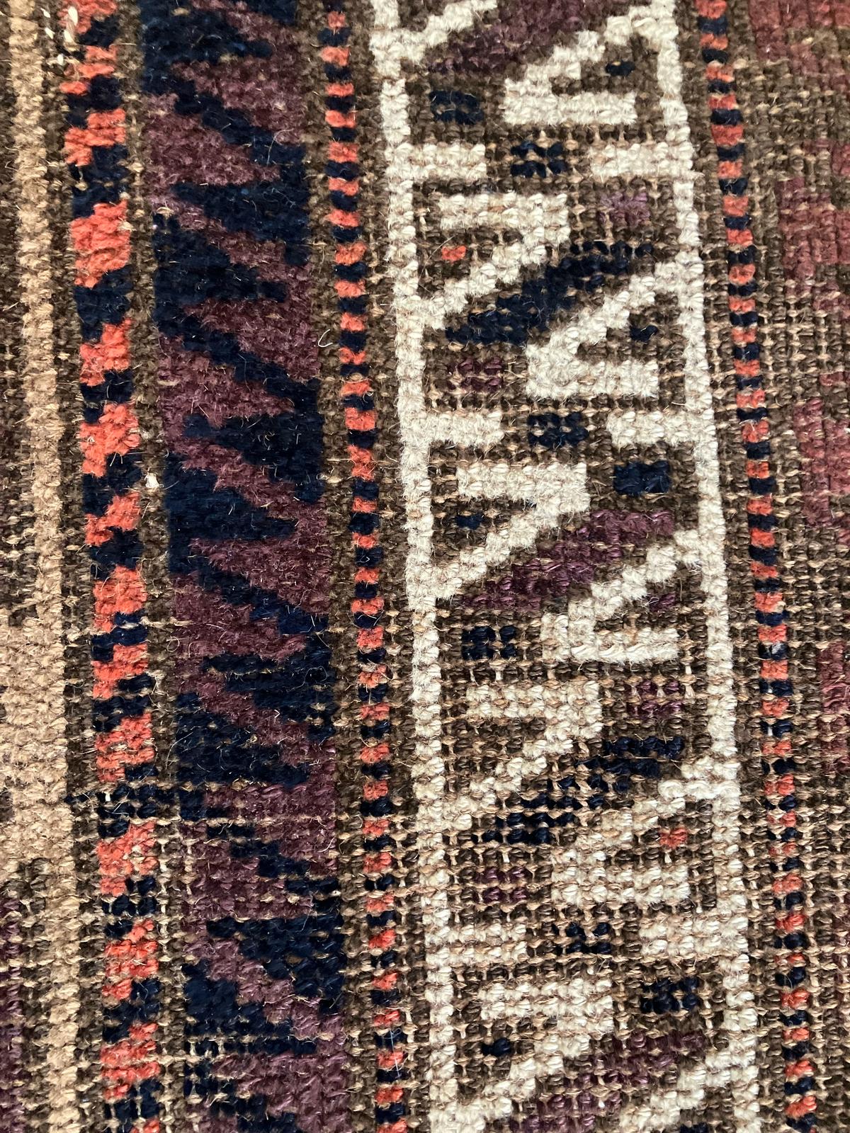 Handmade Vintage Turkoman Small Rug 2'5" X 4'9"
