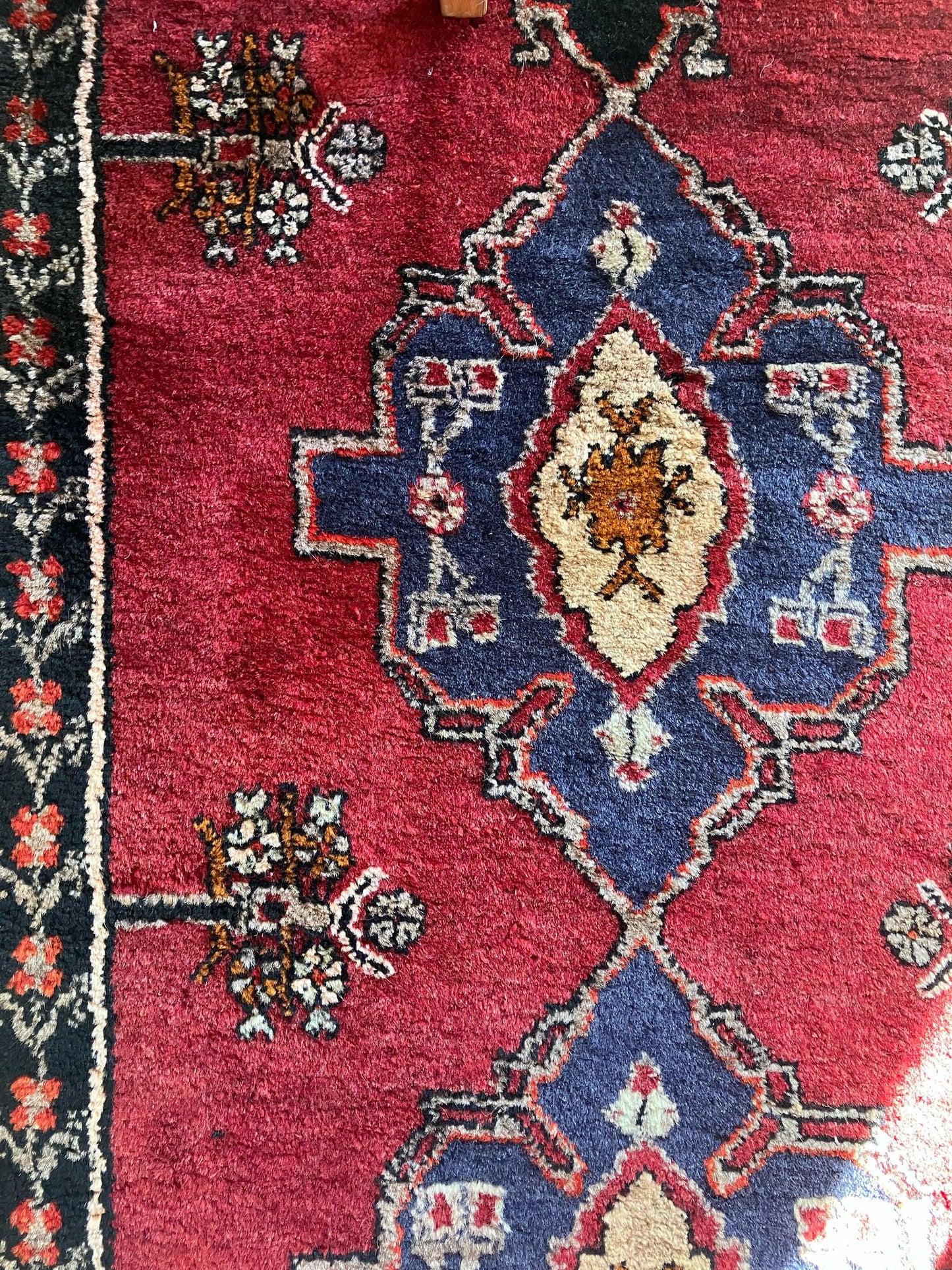 Handmade Vintage Turkish Runner 3'2" X 7'3"