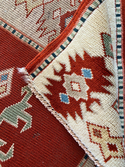 Handmade Vintage Turkish Runner 2'7" X 10'1"
