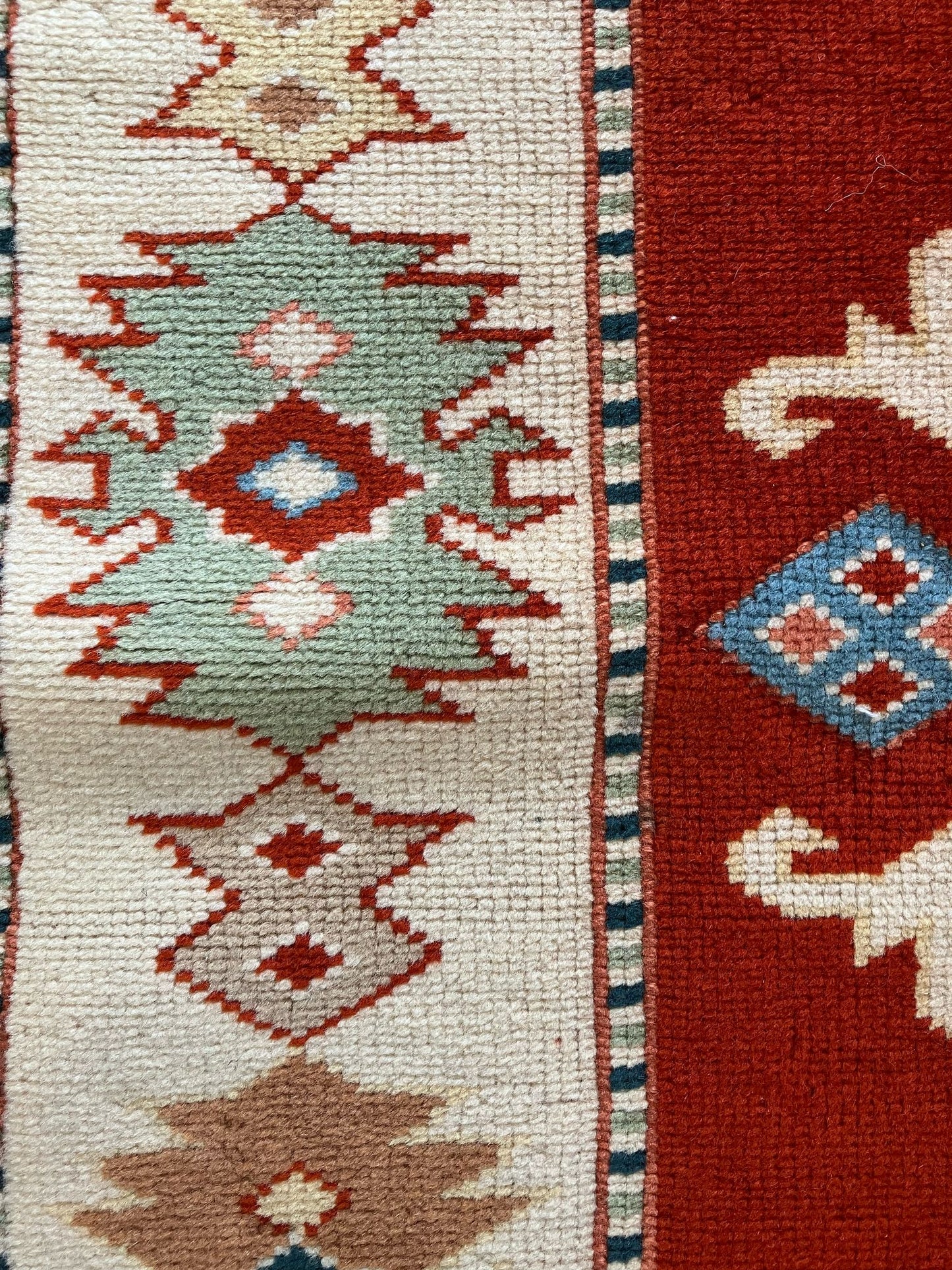 Handmade Vintage Turkish Runner 2'7" X 10'1"