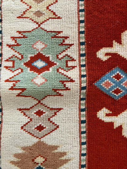 Handmade Vintage Turkish Runner 2'7" X 10'1"