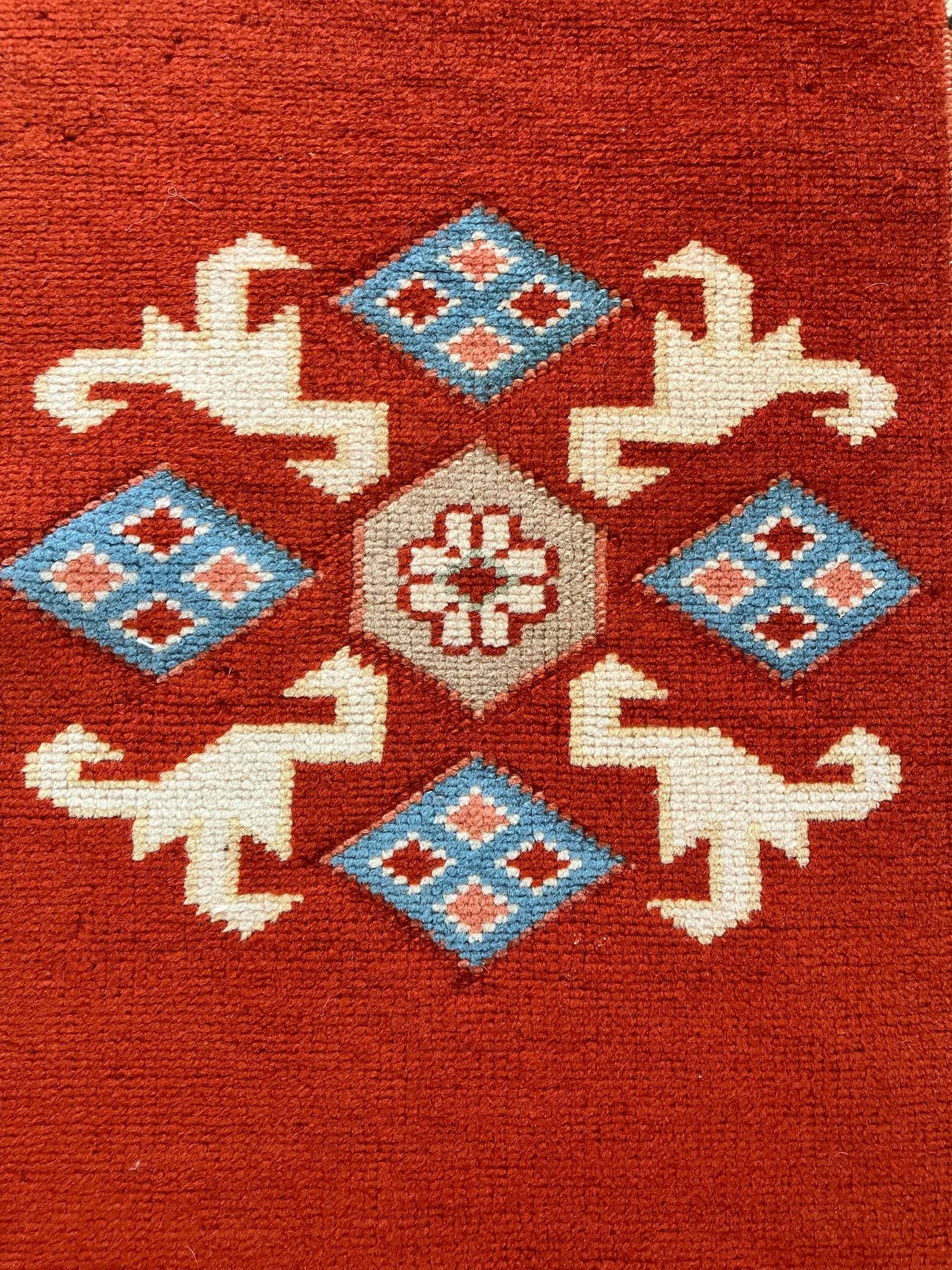 Handmade Vintage Turkish Runner 2'7" X 10'1"